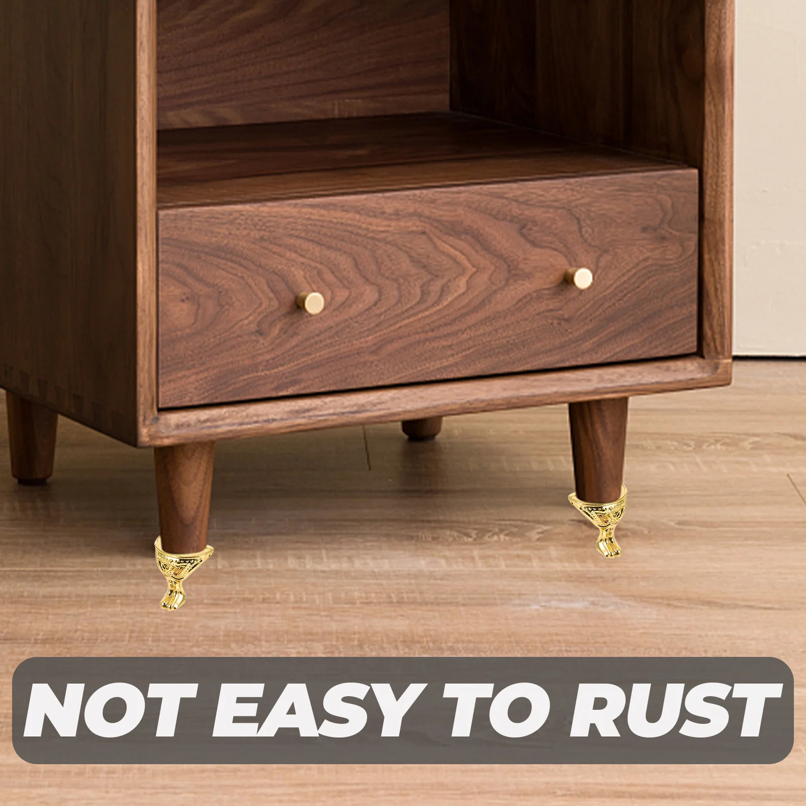 12 個装飾コーナープロテクター亜鉛合金ボックスフィートジュエリーチェスト用木製ケース収納ボックス金属ハードウェア継手