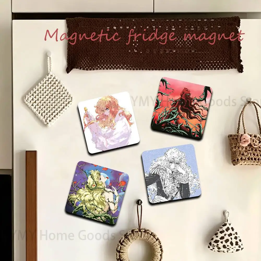 Comics  Lady Oscar T-The Rose of Versailles Fridge Magnetic Magnet PVC Memorial Decor for Family Friends Students Adults