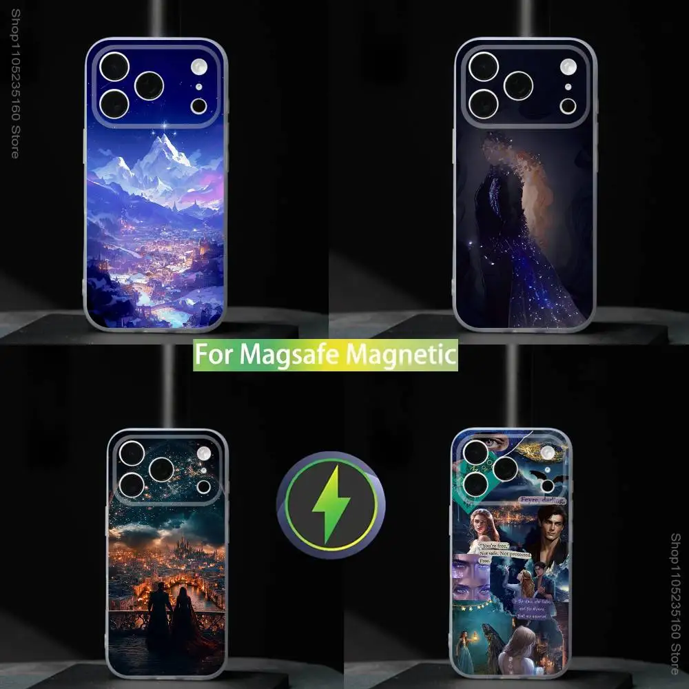 

A-Acotar A Court of M-Mist Phone Case For iPhone 17,16,15,14,13,12,11,Pro,Max,Plus,Mini,SE4,E Magnetic For Magsafe Wireless