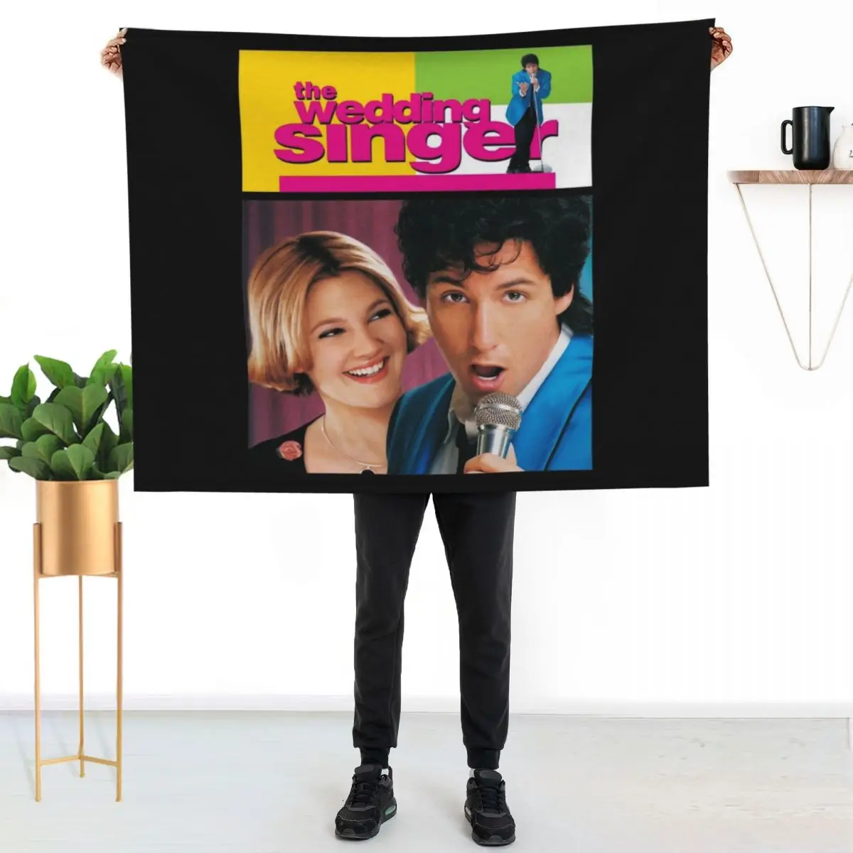 Beautiful Model The Wedding Singer (1998) Classic Fans Throw Blanket Winter beds Heavy Decorative Sofas Beach Single Blankets