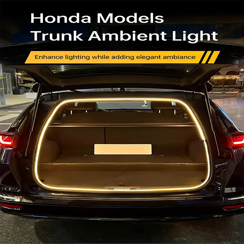 

For Honda Odyssey Rear Trunk LED Light Bar White Warm White Car Trunk Modified Atmosphere Lamp