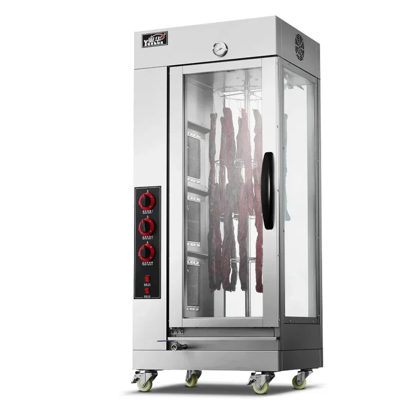 yj24 Roasted Duck Furnace Gas Commercial Three-Control Roasted Chicken Drumsticks Vertical Poultry Oven Roasted Sausage Roast