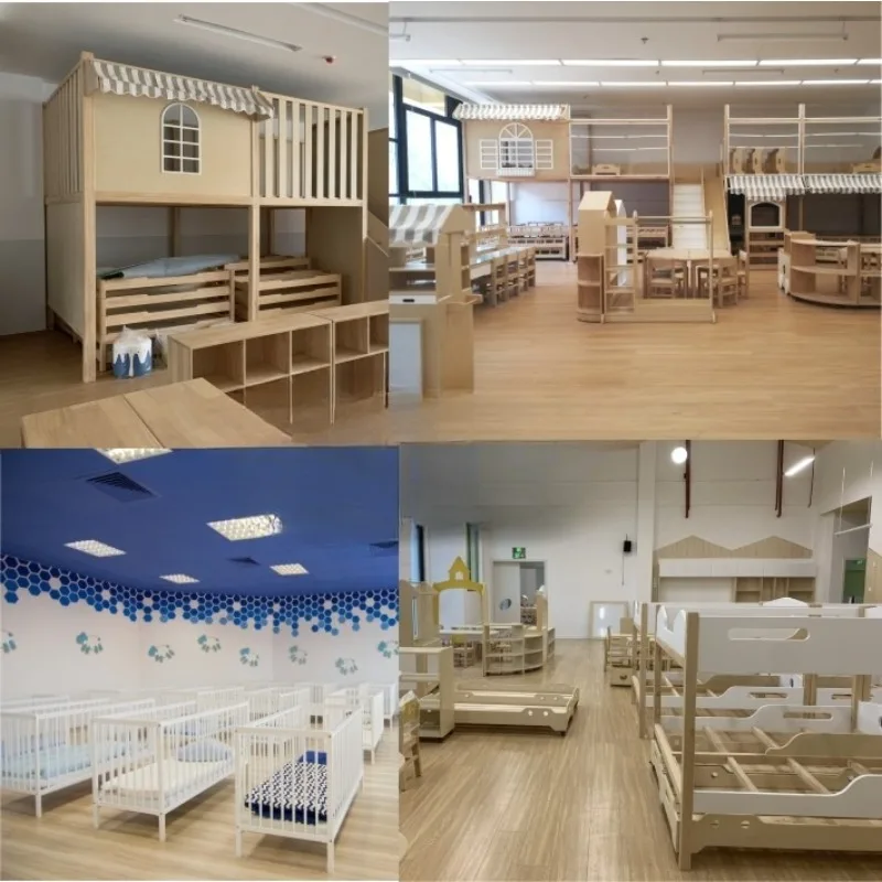 

Double Bunk Bed Children's Modern Style Children's Bed