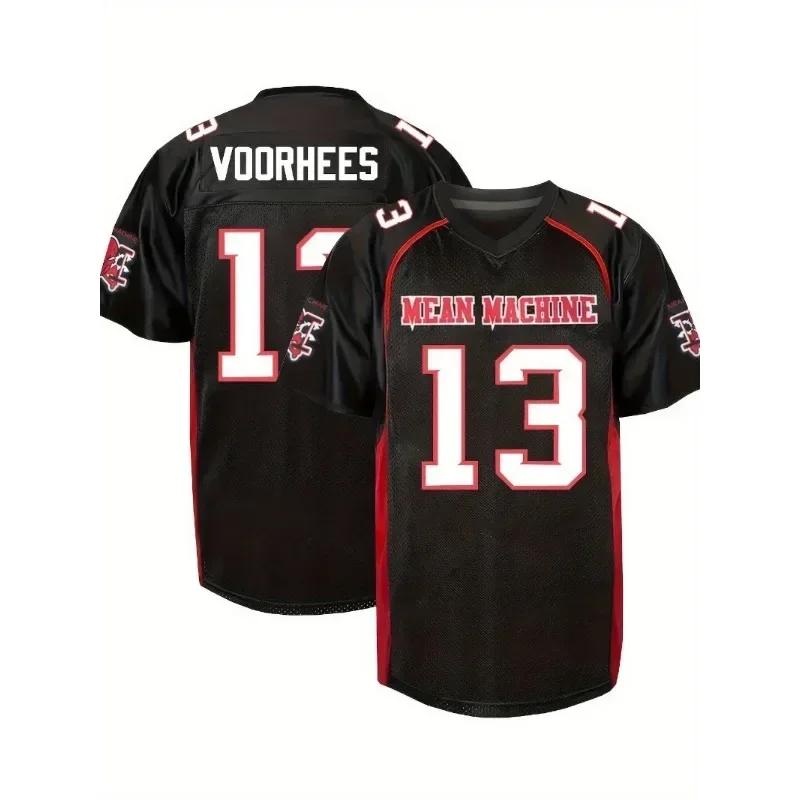 

3D Printed Plus-size Men's and Women's T-shirt Football Jersey Quick Drying Breathable Custom Name MEAN MACHINE CREWE