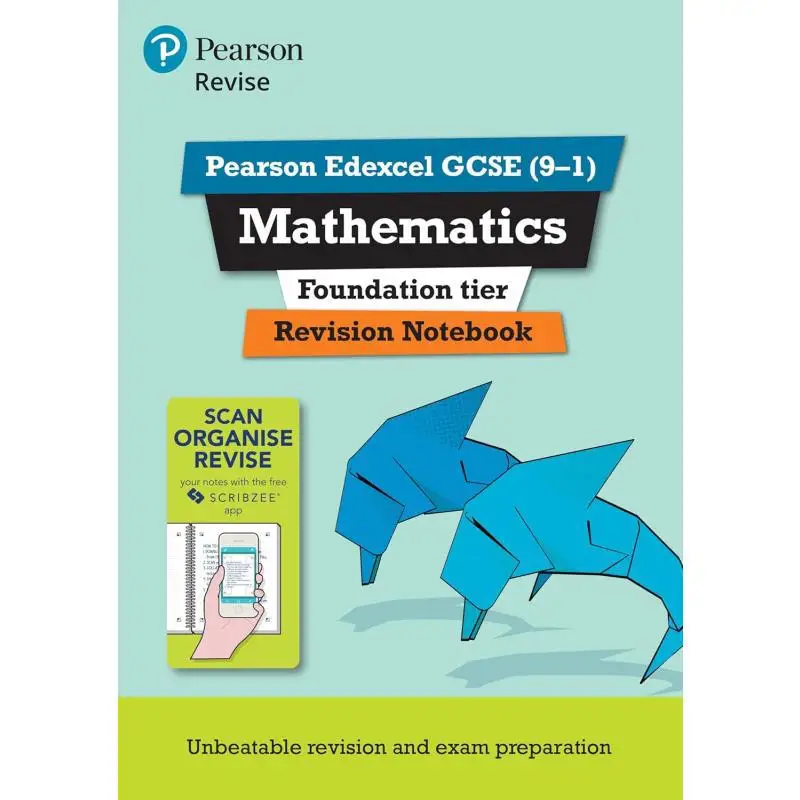 

Pearson REVISE Edexcel GCSE Maths Foundation Revision Notebook For 2025 And 2026 Exams Pearson Pearson Education 9781292264165