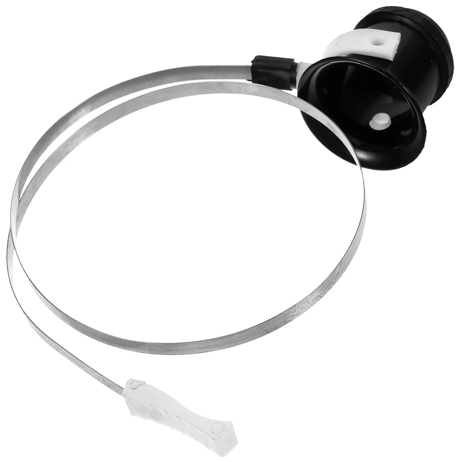 1 مجموعة عقال المكبر لإصلاح الساعات مجوهرات قوية العدسة أداة مكبرة سماعة لعمل قريب الحرفية الأيدي الحرة العدسة