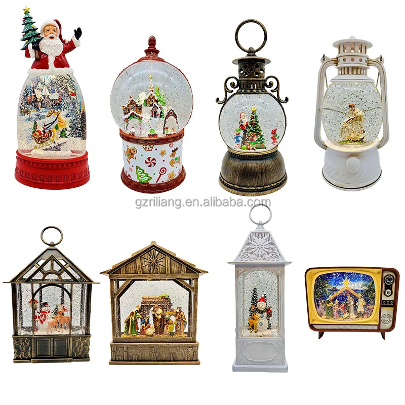 Christmas Wind Lamps Crystal Lights Santa Lights Christmas Party Decorations Ornaments Festival Gifts