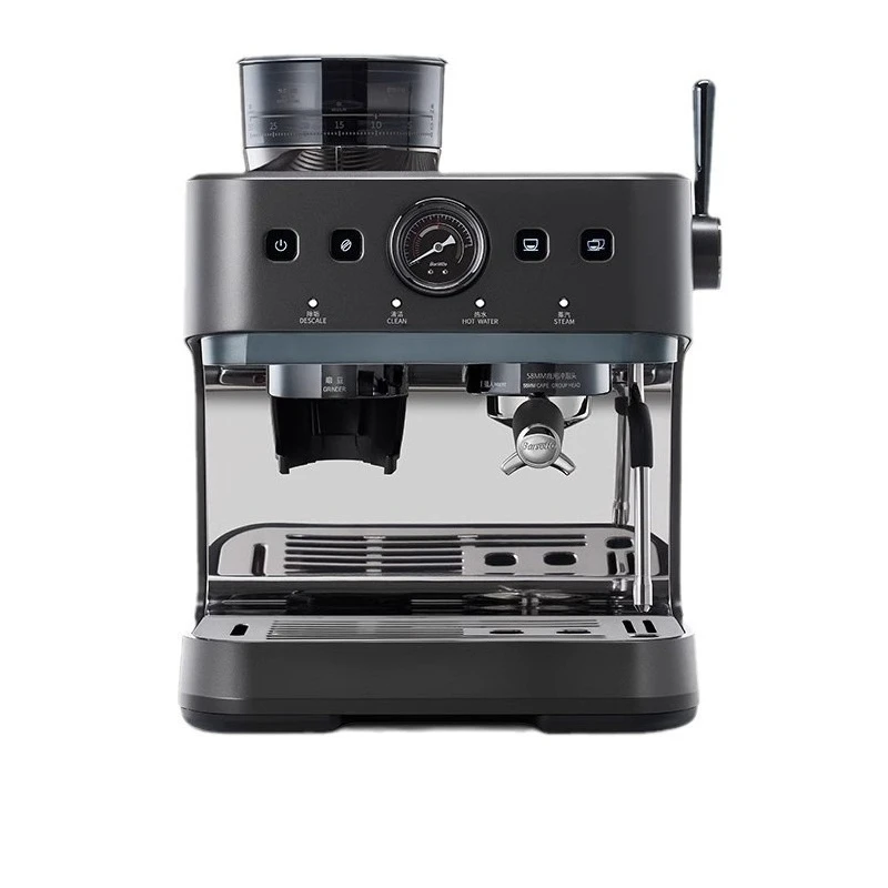 

Coffee machine Home commercial Italian extraction semi-automatic flat knife grinding integrated coffee machine