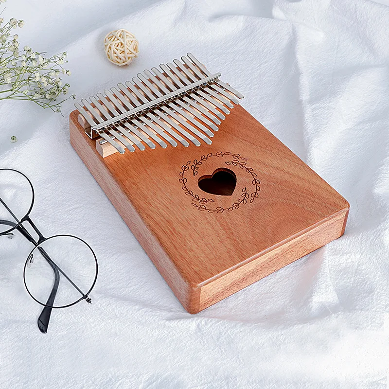 17 Tasten Kalimba Professional Daumen Klavier hochwertige Mahagoni Kalimba 17 Tasten Finger Klavier tragbare Tastatur Instrument