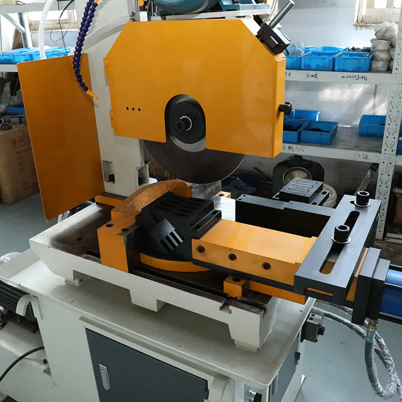 45 Angle Hydraulic Pressure Semi-Automatic Pipe Cutting Machine Circular Cold Saw for Cutting Aluminum Industrial Sewing Machine