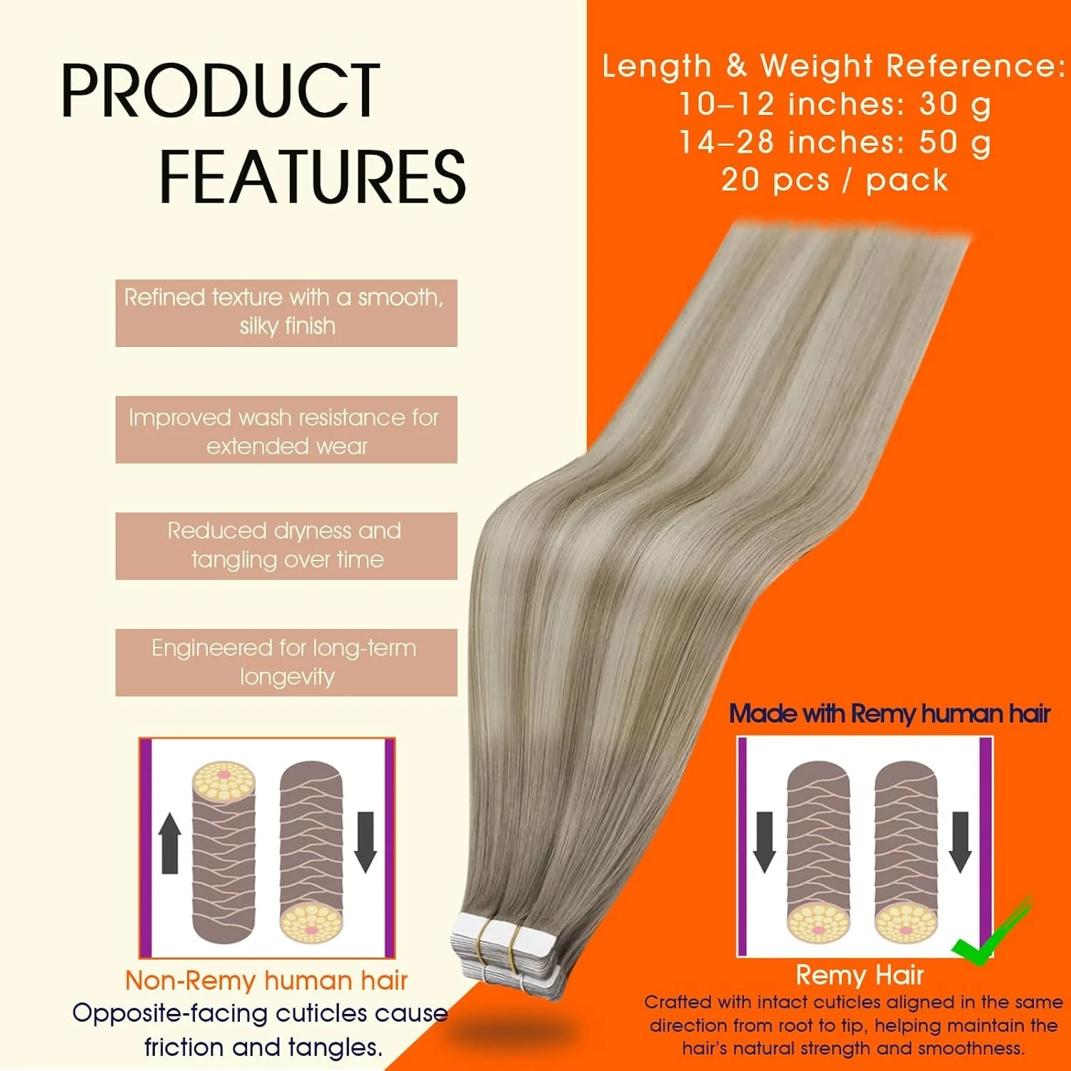Full Shine Tape In Human Hair Extensions 100% Human Hair Straight Double Sided Comfortable Silky Natural Tape ins For Women