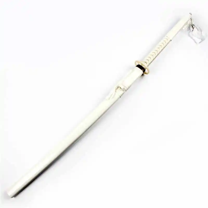 104cm Anime Bleach Katana Kuchiki Rukia Sword Cosplay Prop Wooden Ninja Knife Real Size Japanese Katana Samurai Sabre Kid Toy image 2