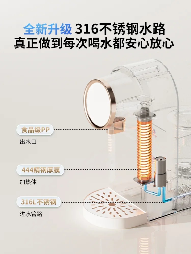 

220V Instant Hot Water Dispenser Compact Desktop Water Purifier for Home Office New Model WCA