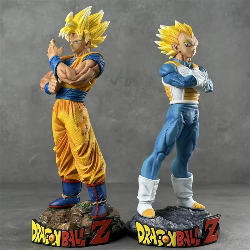 32cm Anime Dragon Ball Z Super Saiyan Son Goku VS Vegeta Relation Ver. GK PVC Actionfigur Statue Sammlermodell Spielzeugpuppe