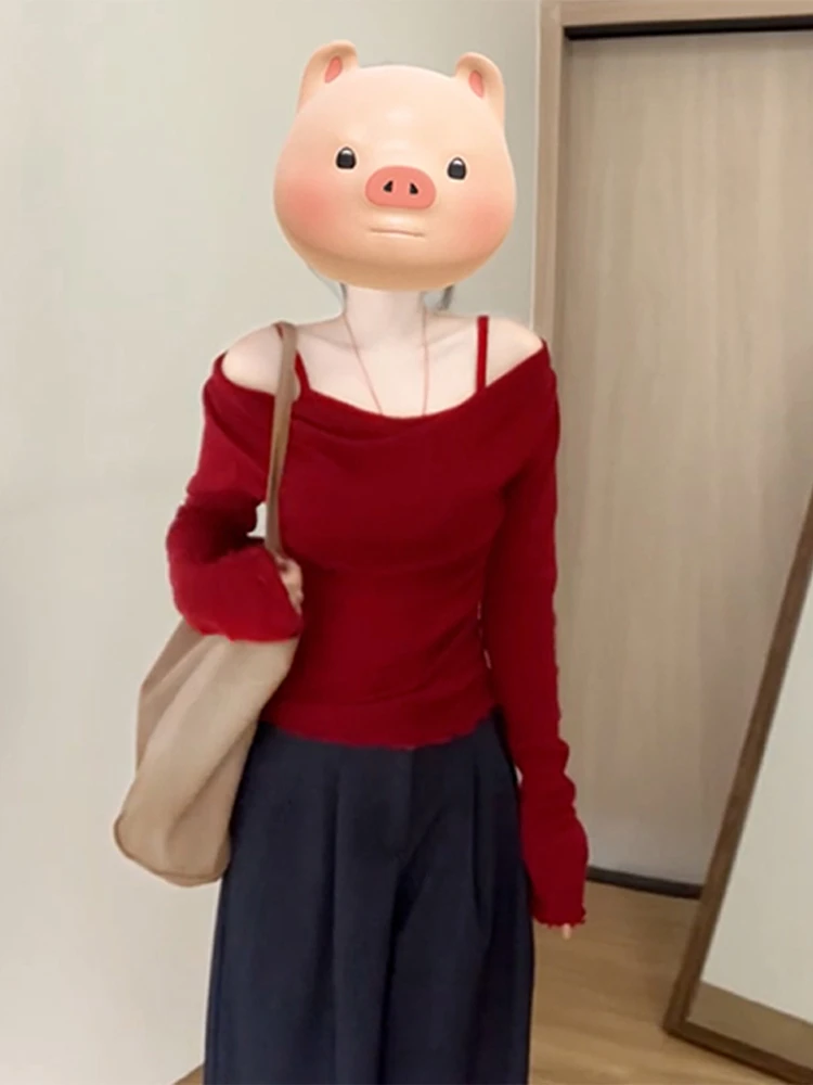 

Sweaters Jumpers Pullovers Women Knitted Tops Trendy Oversize Look Oversized Concert Festival Daily Rock Band Punk Grunge Simple