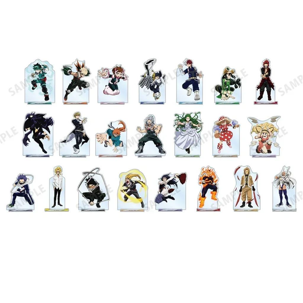 

Anime Asui Tsuyu Yaoyorozu Tokoyami Fumikage Figure Doll Acrylic Stands Model Cosplay Toy for Gift