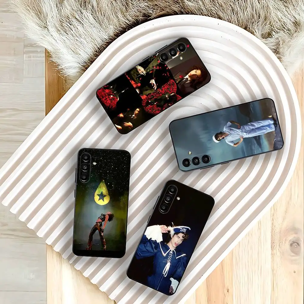 

Singer C-Conan Gray Phone Case For Samsung Galaxy A73,31,32,72,41,53,52,71,22,5G,Note,J7,8,9 Soft Black Cover