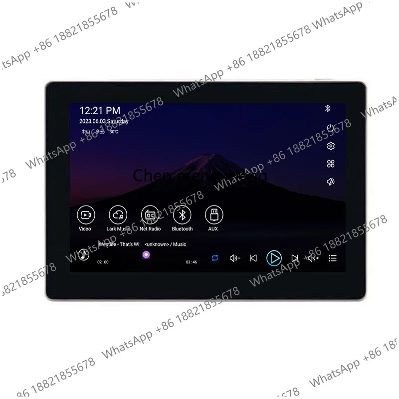 7 inch WIFI Android smart background music host smart home hotel bluetooth panel controller