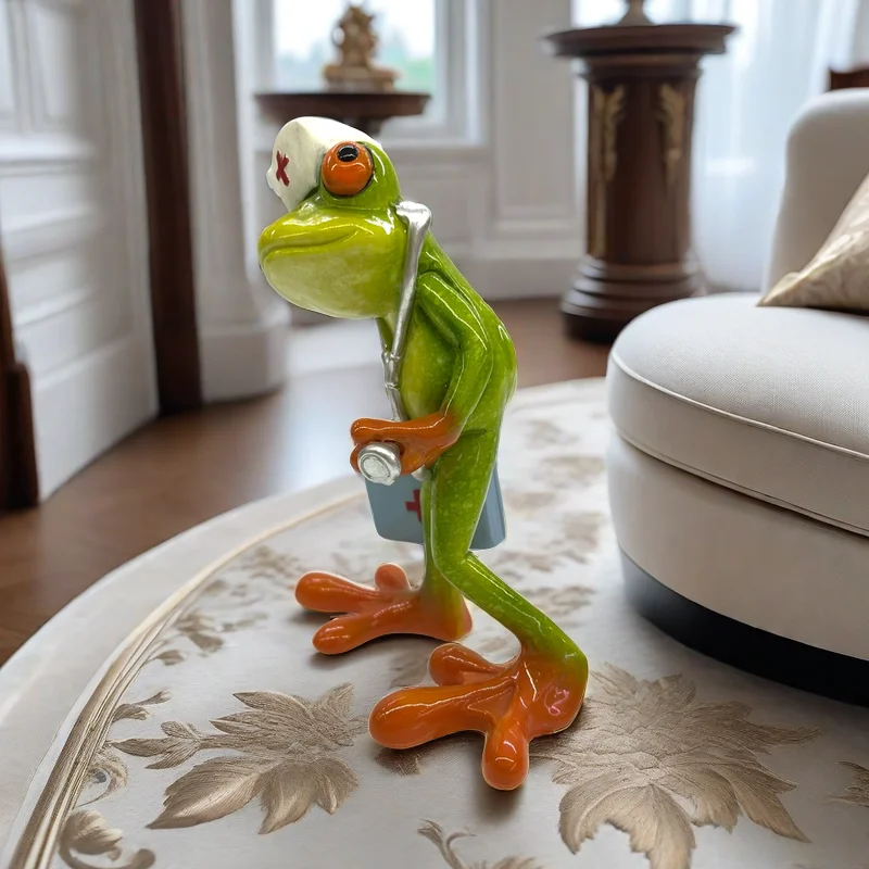 nurse frog decoration home decorative items for home nordic desk decorations nordic style home decor