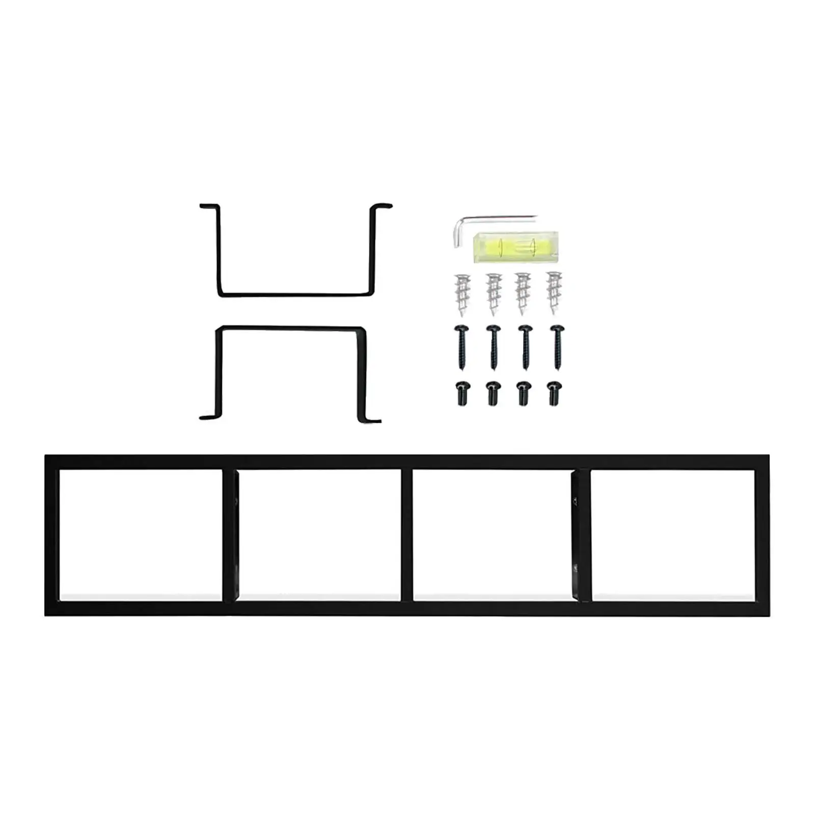 CD DVD Storage Rack Multifunctional Easy Installation Display Stand Shelf Wall Rack for Offices CDs DVDs Store Libraries Homes