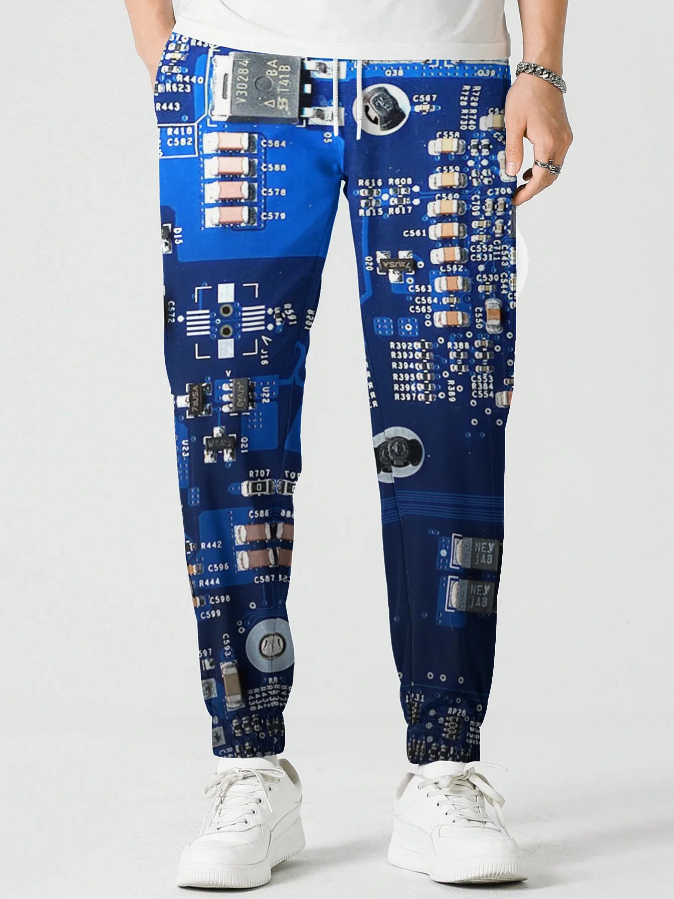 

New Unisex Circuit board 3D Print Causal Clothing Fashion Men Women Hip Hop Pants Plus Size S-7XL Trouser Jogger Men S-7XL