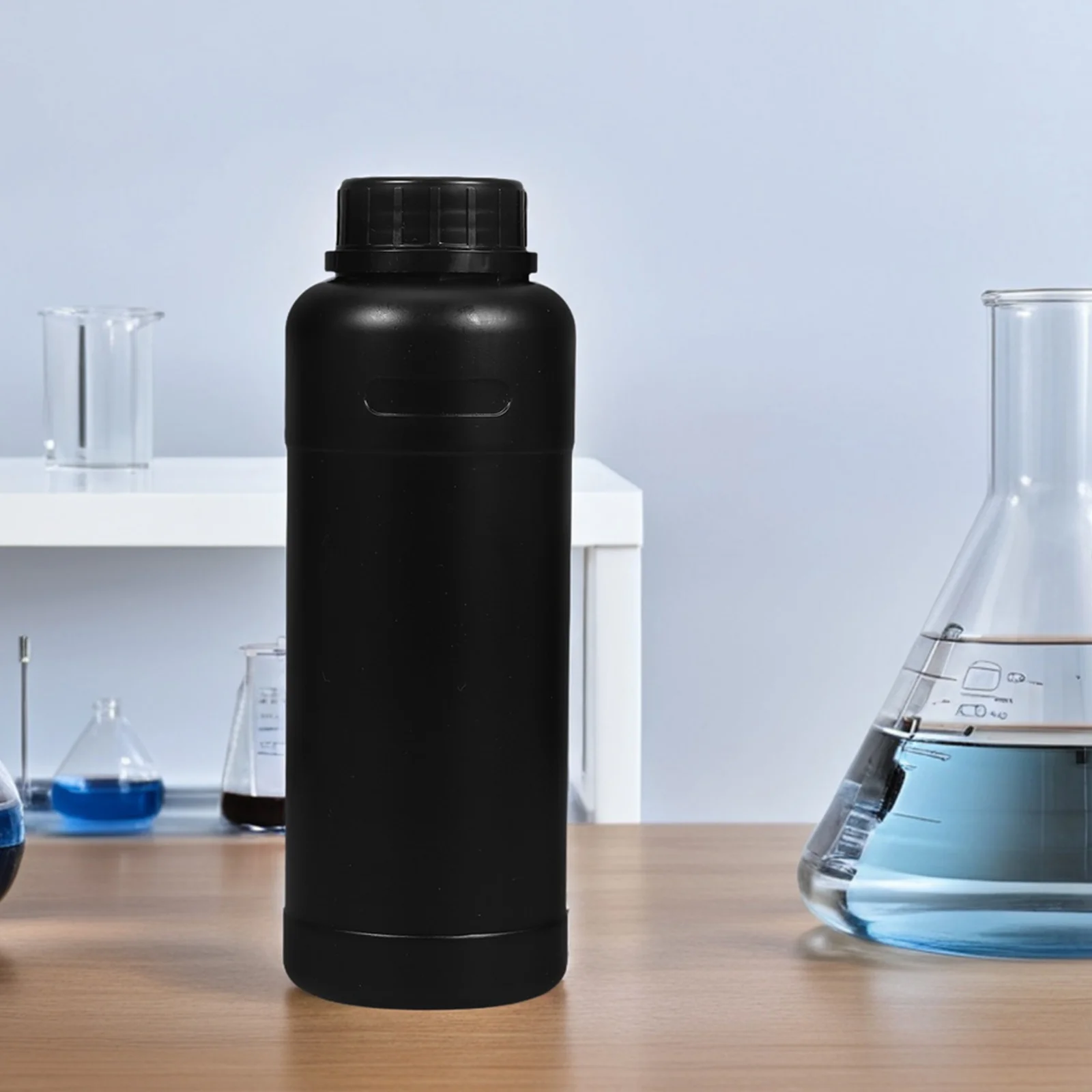 

10 Pcs Sealed Reagent Bottle Chemical Storage Bottles Sample Black Empty for Liquid