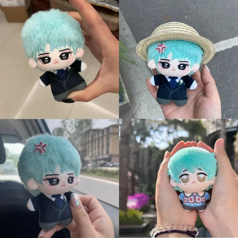 nuovo-kpop-gd-kawaii-mint-hair-cartoon-plush-doll-pendant-mini-suit-stuffed-toy-cute-soft-ornament-fans-collectible-decoration