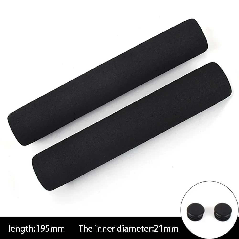 2x manillar de bicicleta MTB esponjas de tubo Flexible mango de goma de espuma Kits de empuñaduras de barra juegos de manguera de esponja larga accesorios de bicicleta