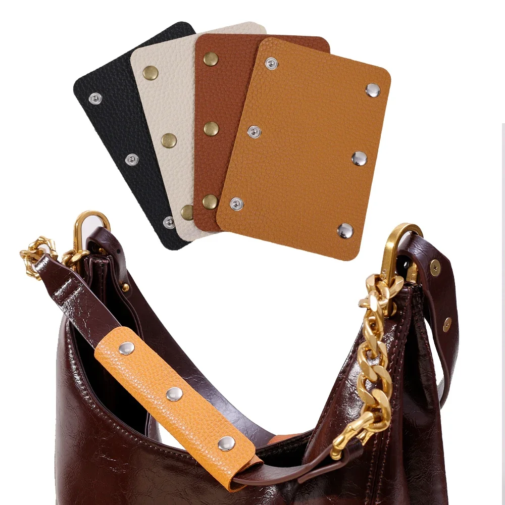 Fashion Luggage Bag Leather Grip Protector Cover PU Handbag Handle Wrap Saddle Clasp Suitcase Tote Strap Chain Bags Accessories