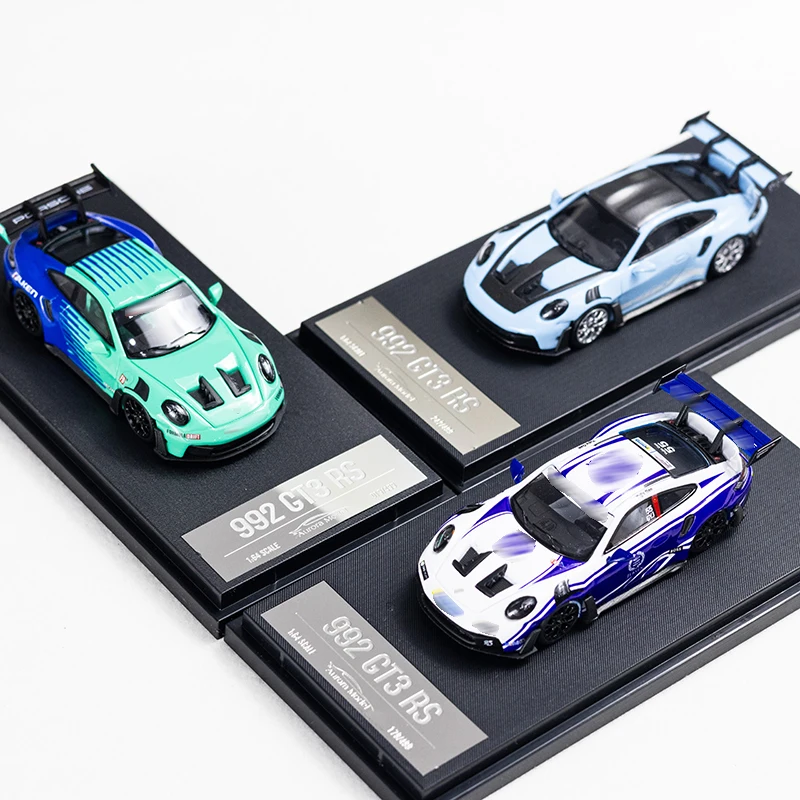 AM 1:64 992 GT3 RS Painted alloy model Collection decoration