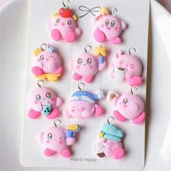 10Pcs Kawaii Resin Cartoon Doll Pendant DIY Jewelry Making Accessory Earring Bracelet Necklace Phone Key Chain Decoration Charms