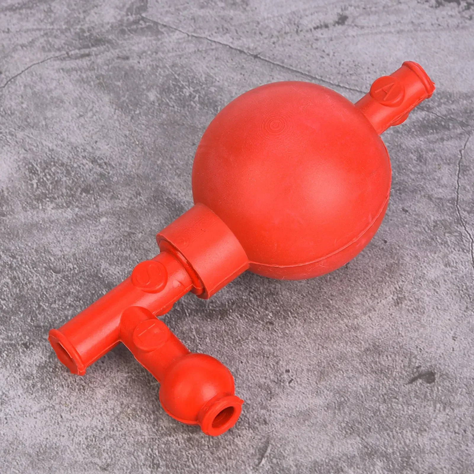 

Резиновая присоска Количественный шарик для пипеток с 3-мя отверстиями Красный наполнитель для пипеток Количественная всасывающая лампа Всасывающий шарик