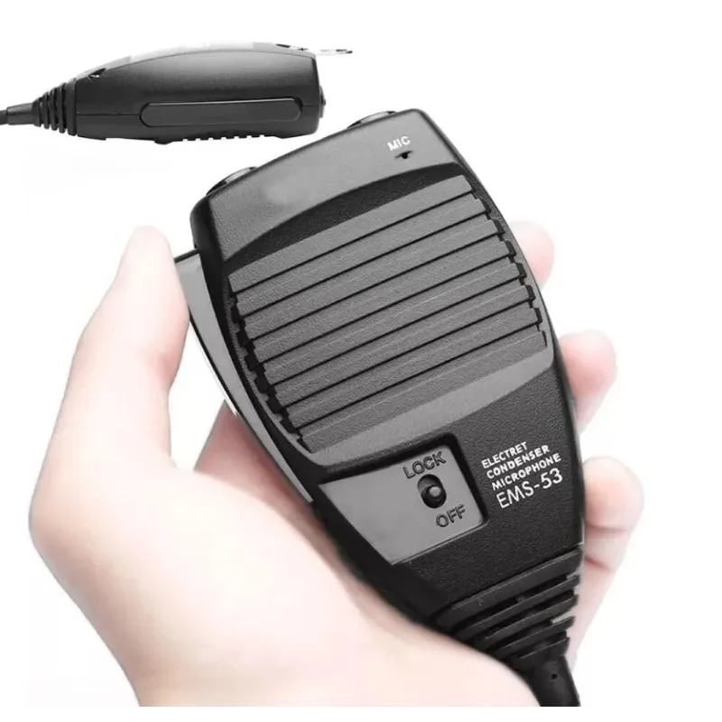 Alinco Mobile Hand Microphones EMS-53/57 8pin DTMF Handheld PPT Mic for DR-03 DR-06 DR-135 DR-235 DR-435 DR-635 Walkie Talkie