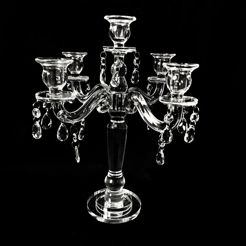 Crystal Candle Holder Wedding Candles Holders Aesthetic Elegant Vintage Candlestick Luxury Decorative Candlesticks Home Decor