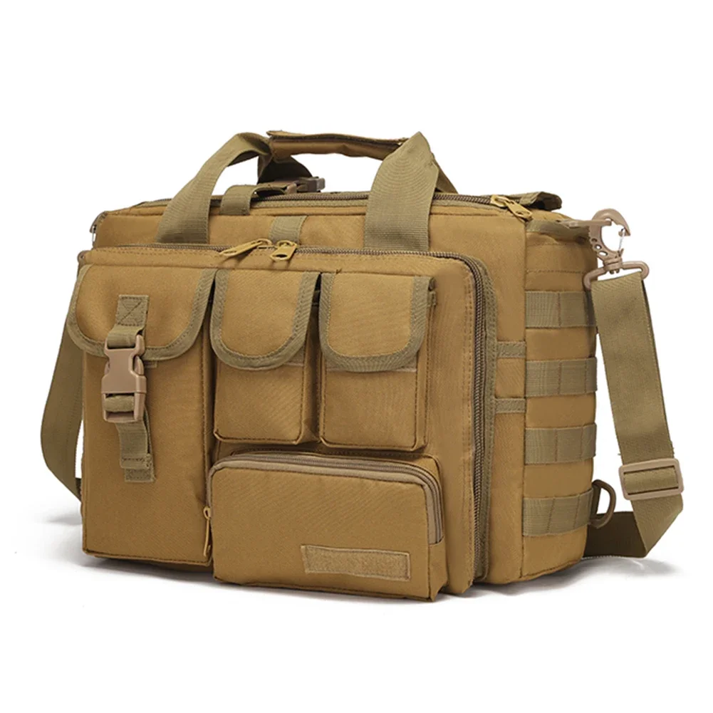 

New Backpack Tactical Molle Nylon Messenger Shoulder Bag Laptop Handbags Briefcase Outdoor Multifunction Climbing Bag