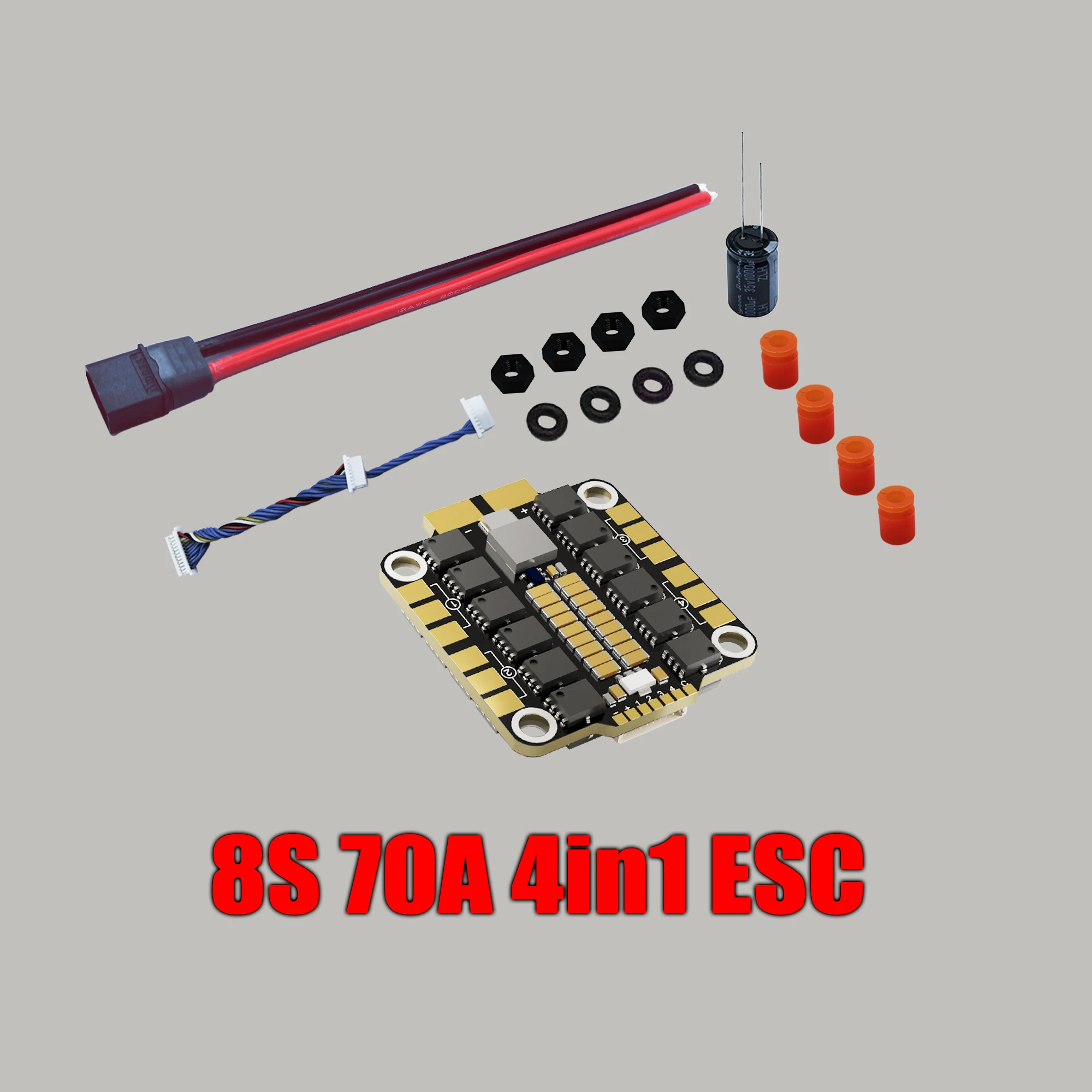 DAKE F435 V3/V4 FC ESC Stack 3-8S Lipo Flight Control BLS 55A/60A/70a 4 in 1 ESC 30x30  RC FPV Racing Drone