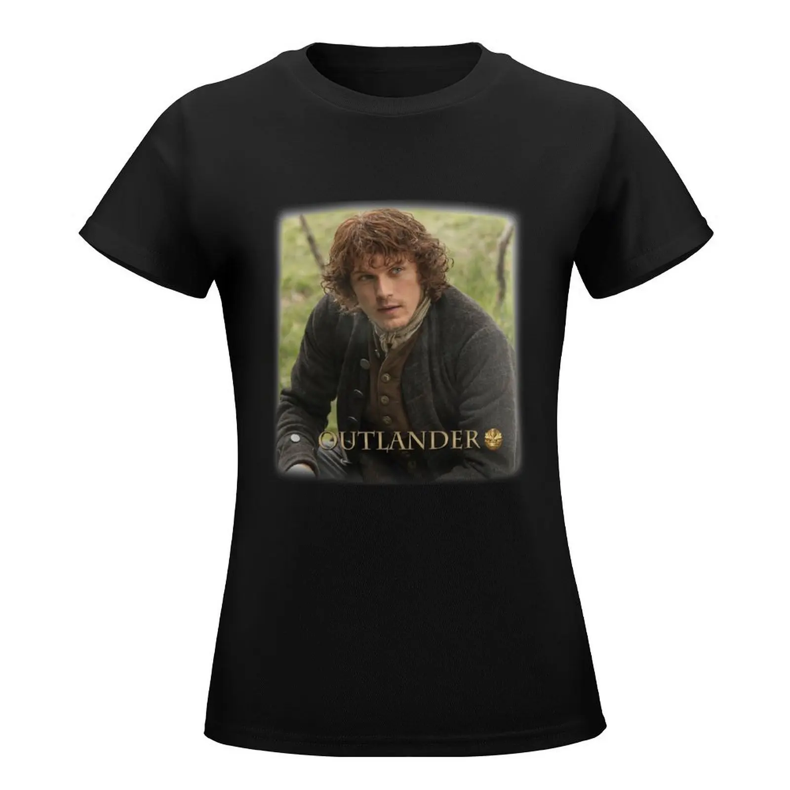Jamie Fraser Outlander T-Shirt summer top cute tops hippie clothes woman t shirt