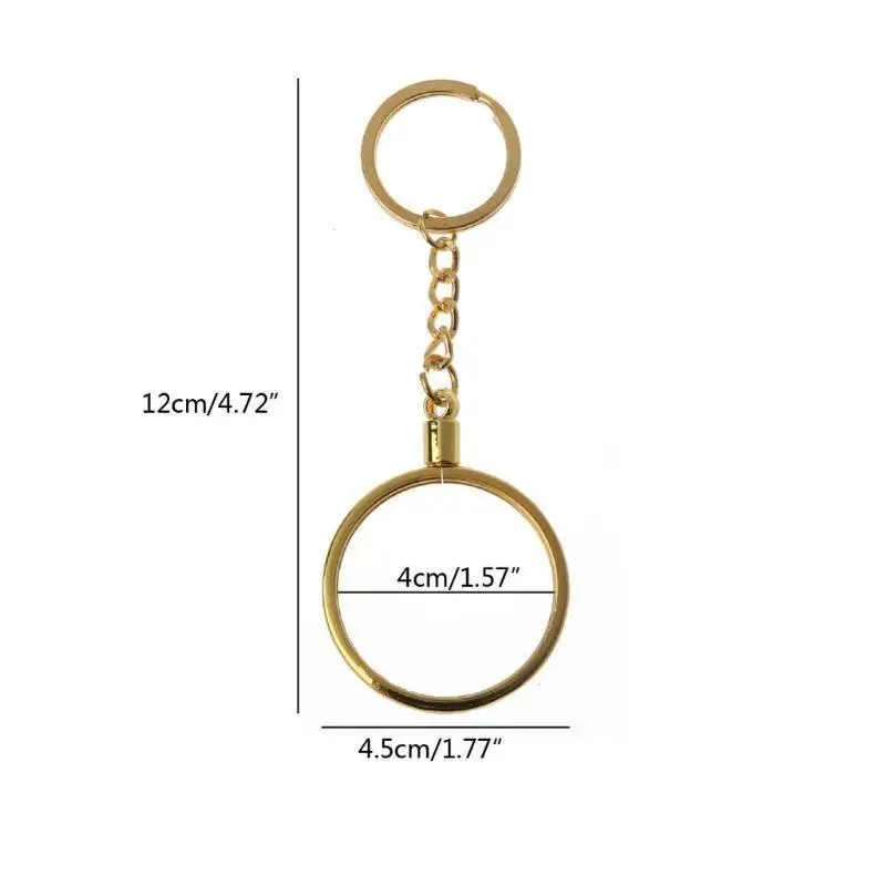 31BB 40mm Commemorative Coin Holder Keyring for Key Chain for Home Outdoor Activities
