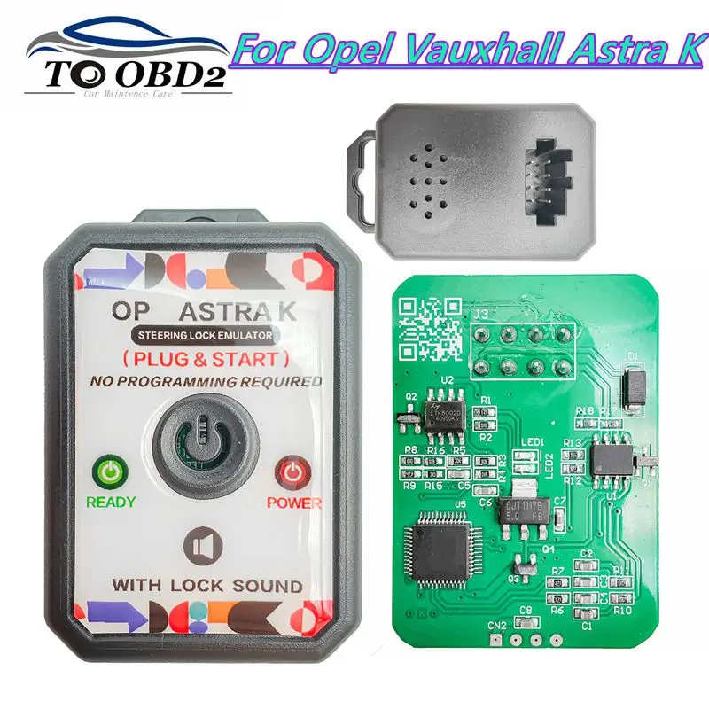 

Для Opel Vauxhall Astra K ESL ELV Эмулятор блокировки рулевого управления с замком Звуковая вилка и запуск Быстрая доставка