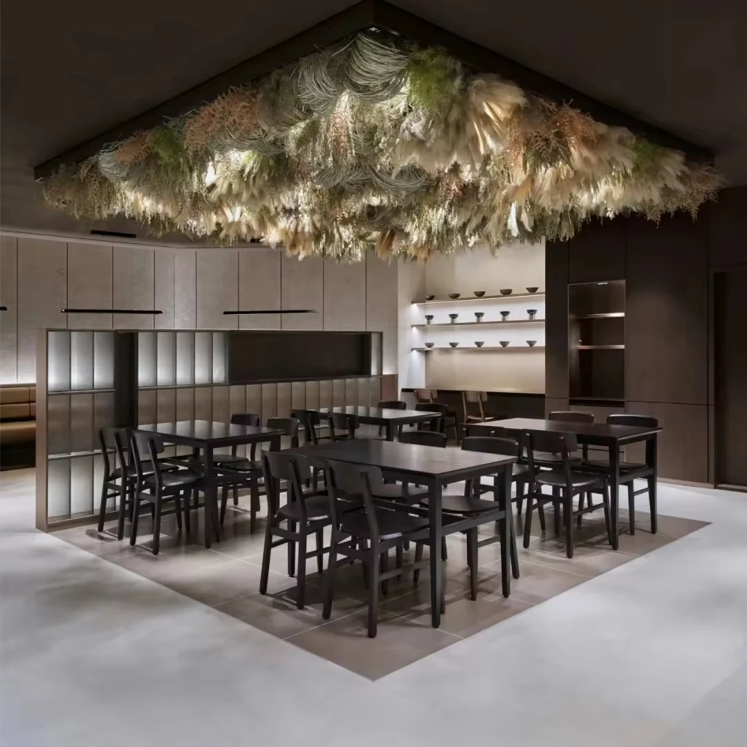 

Sanhai Restaurant Interior Design Service Modern Food Shop 3D Max Rendering Master Plan Floor Plan Construction Drawing Service