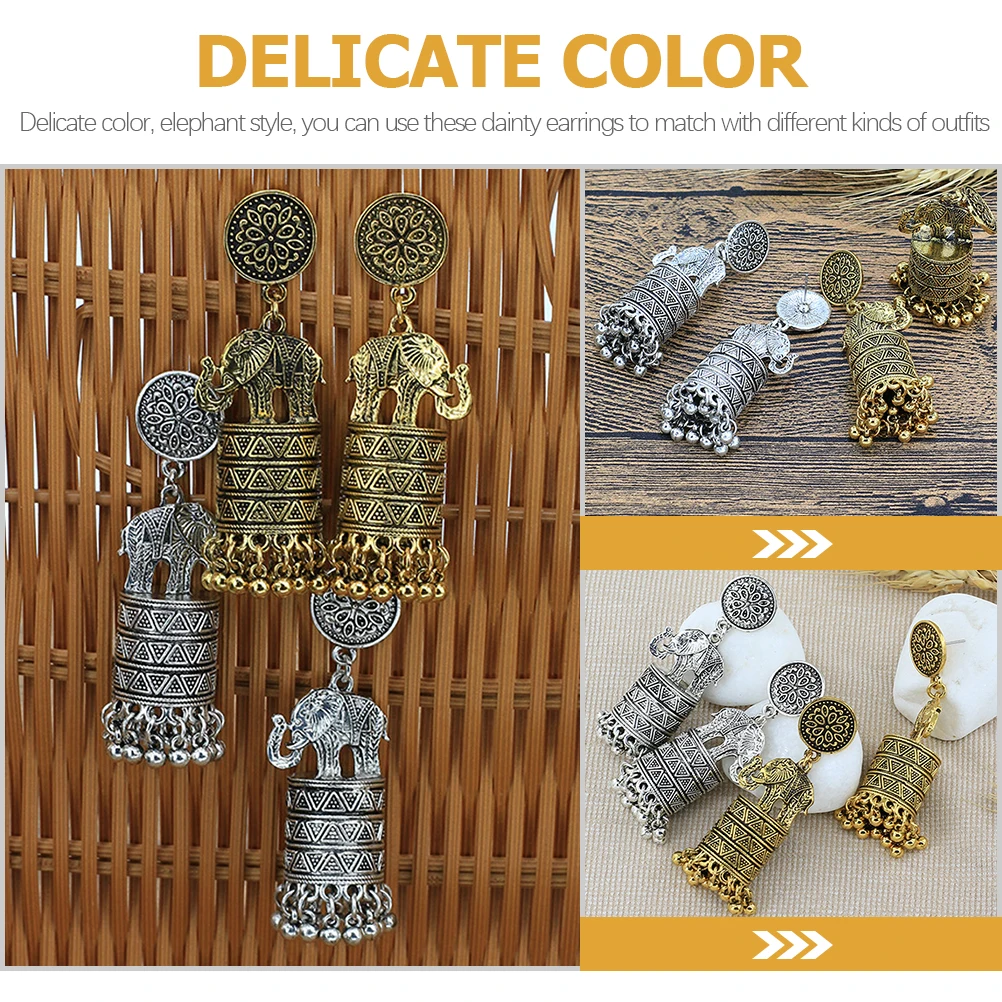 

Elephant Tassel Fashion Womens Drop Dangle Hypoallergenic Lightweight Personalized Earrings For Women Trendy Gifts Accessories
