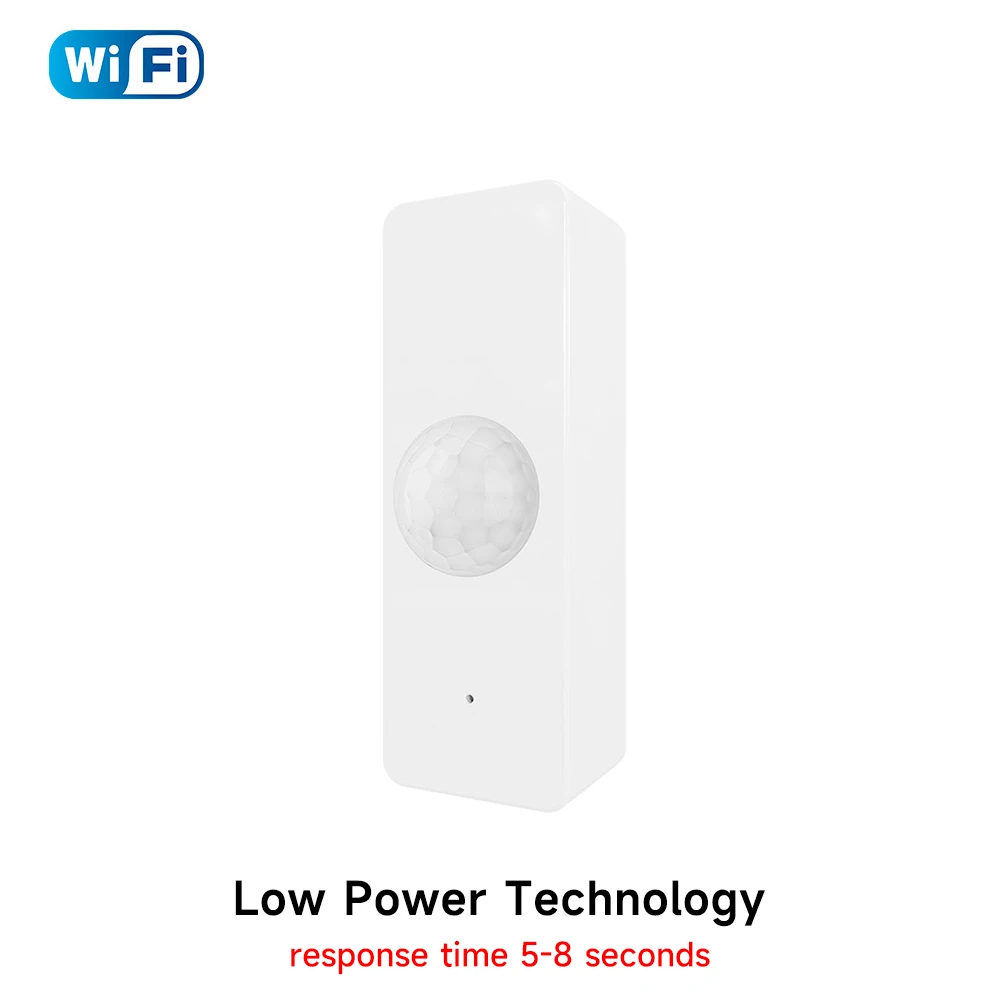 Tuya WiFi Zigbee PIR-bewegingssensor Smart Home Menselijk lichaam Infrarooddetector Beveiliging Smart Life Werkt met Alexa Google