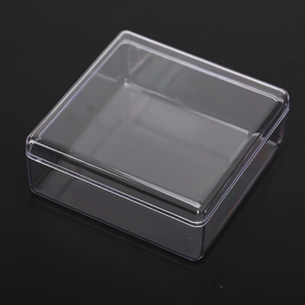 Clear Acrylic Storage Boxes Candy Box Wedding Party Gift Packing Containers For Jewelry Necklaces DIY Nail Tools Storage Boxes