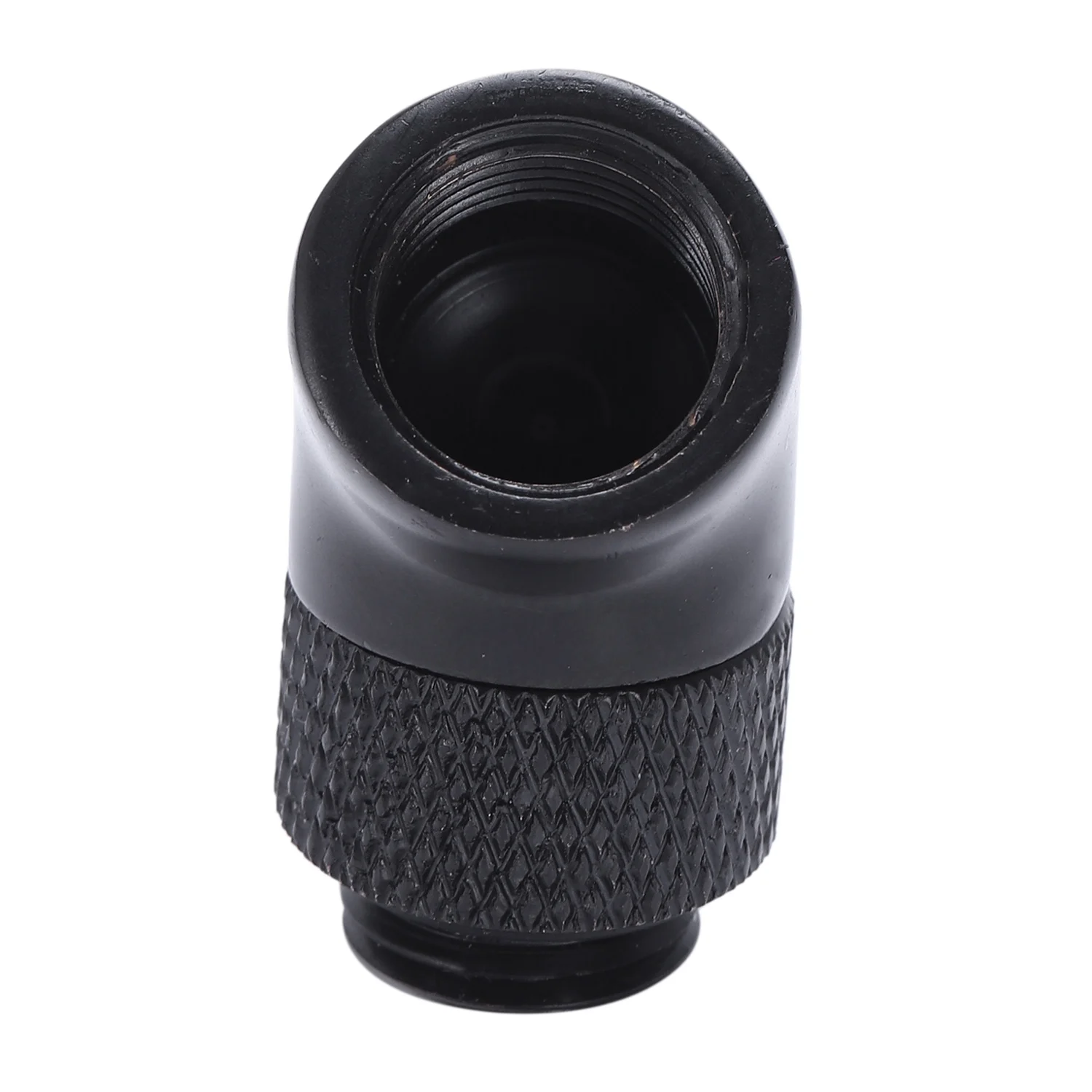 Leading-G1/4 Screw Thread 45 Degree Elbow Rotary Brass- Adapter Male To Female Connector Fitting Computer Pc Water Cooling Syste