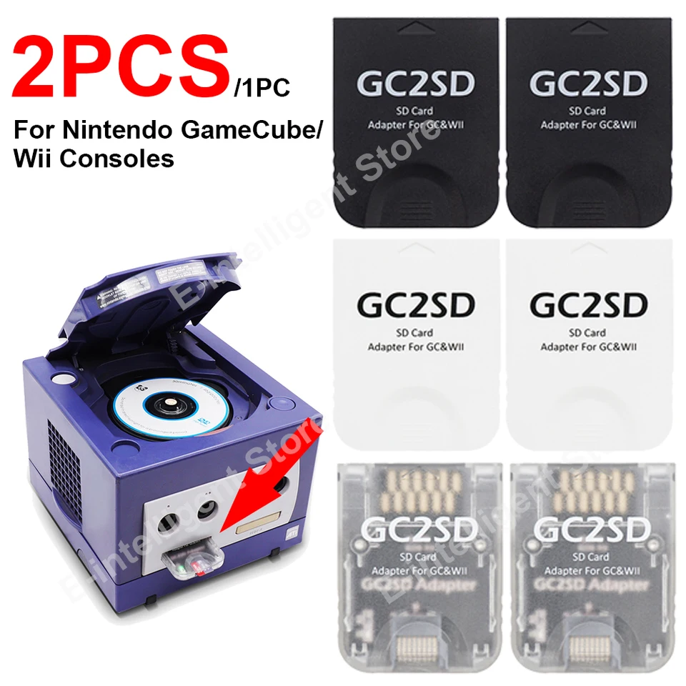ゲームキューブ　GAMECUBE SDカードアダプター Amazon.com: Hyamass GC2SD Gamecube Memory Card Adapter, Memory