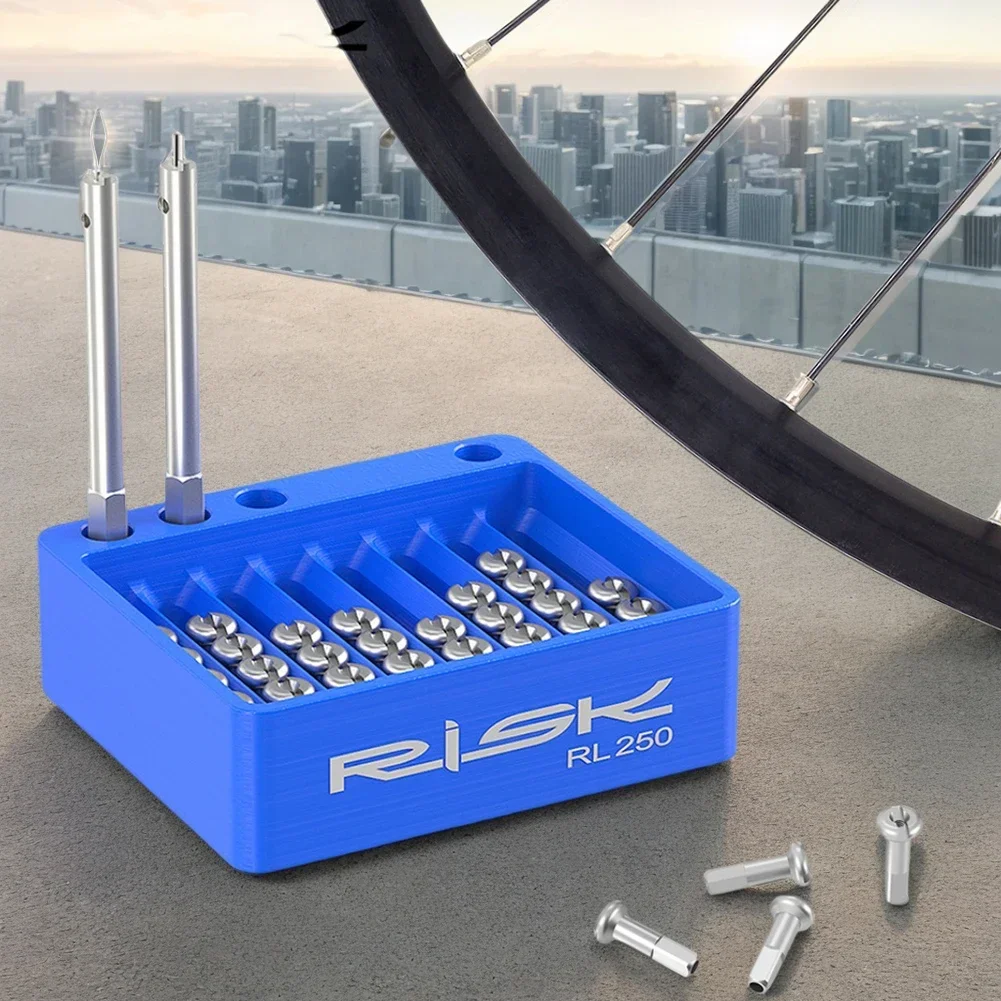 Spoke Cap Storage Box Quick Sorting Tool Box Bicycle Spoke Nipples Arrangement Tool Box Bike Accessories