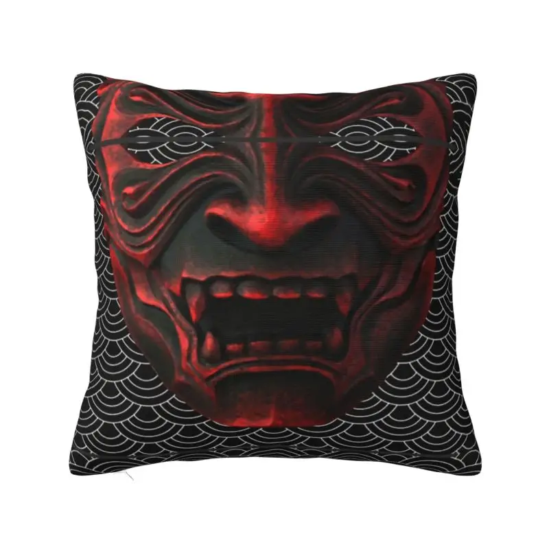 

Роскошный модный самурайский воин Они наволочка для дивана полиэстер японского аниме доспехи демон наволочка украшение