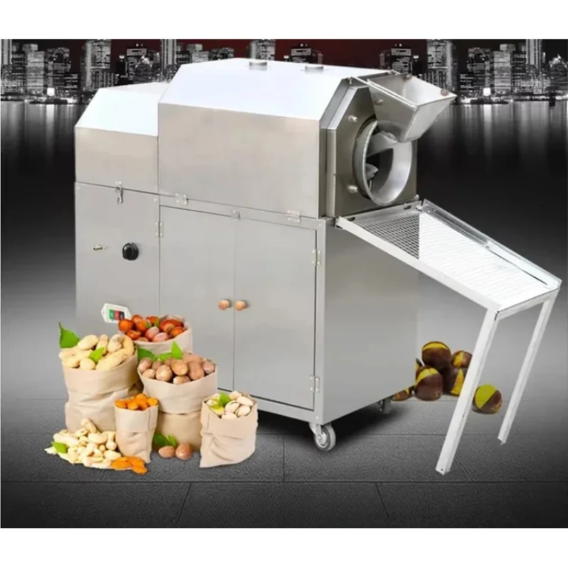 Factory Price Groundnut Cashew Sesame Roast Commercial Coffee Roaster Hine