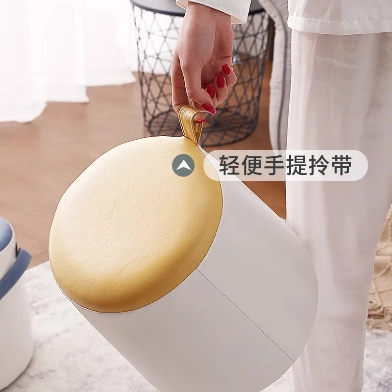 Technology cloth round stool coffee table stool door shoe changing stool