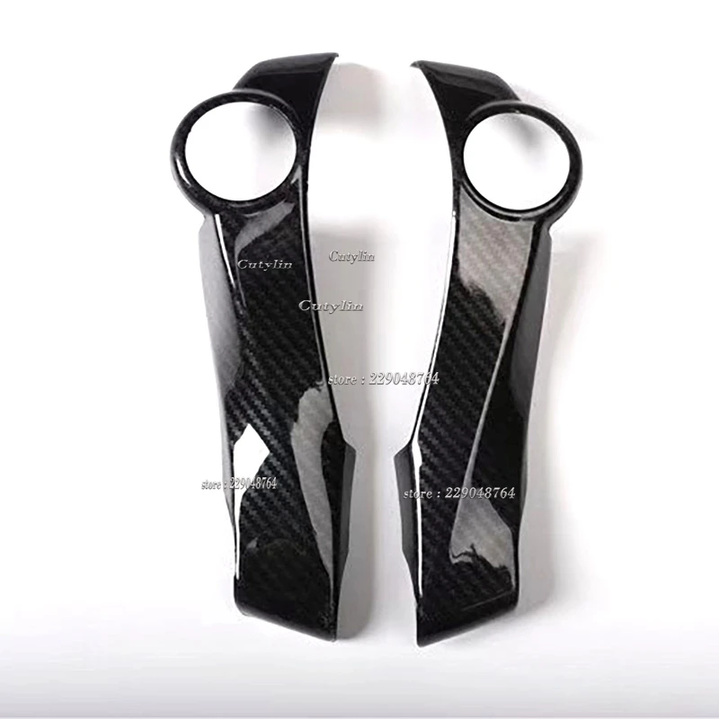 LHD RHD For Toyota Prius ZVW30 2009-2015 ABS Carbon Fiber Car Steering Wheel Button Cover Trim Decoration Interior Accessories view 5